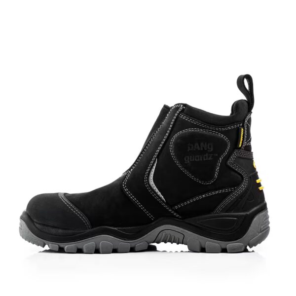 Buckbootz BSH014BK instapper halfhoog zwart 3