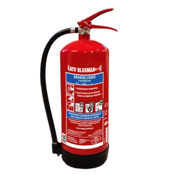 Blusmax Poederblusser 6 kg ABC