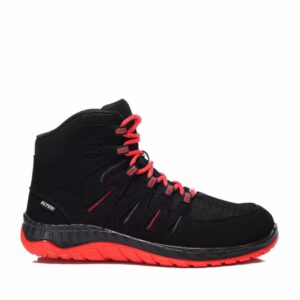 ELTEN Maddox Black-Red Mid ESD S3S Werkschoenen